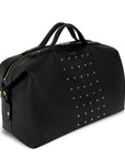 Front view of Latitu° Venezia weekender in black