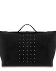 Front view of Latitu° Venezia weekender in black