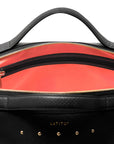 Front view of Latitu° Venezia weekender in black